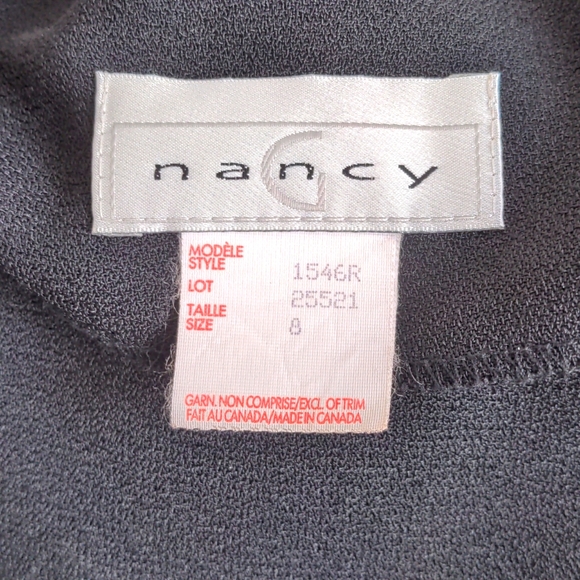 Classy Nancy G black dress size 8 - Picture 3 of 4